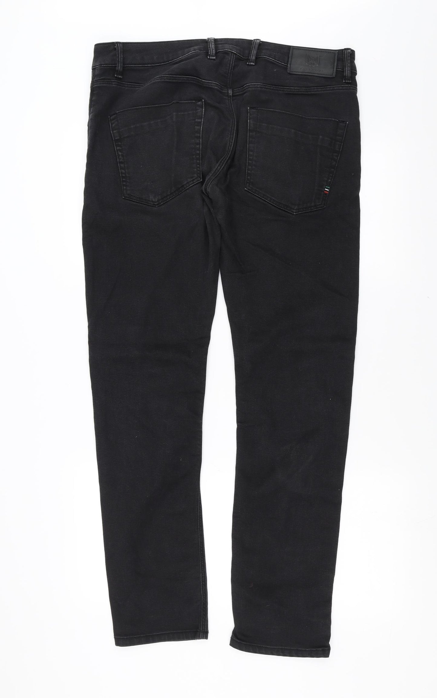 Freesoul Mens Black  Denim Straight Jeans Size 36 in L32 in