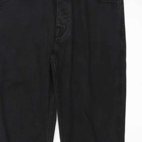 Freesoul Mens Black  Denim Straight Jeans Size 36 in L32 in