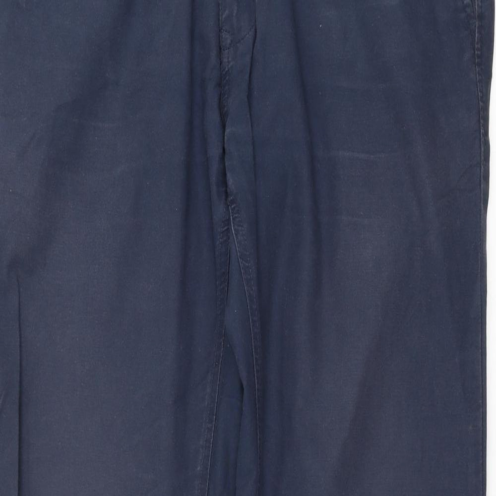 F&F Mens Blue   Chino Trousers Size 32 in L30 in