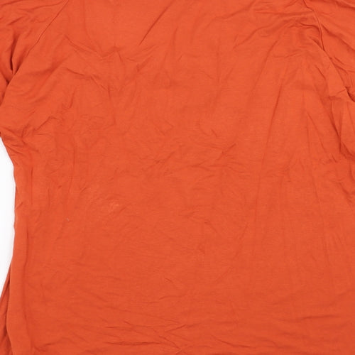 Pretty Girl Womens Orange   Basic Blouse Size L