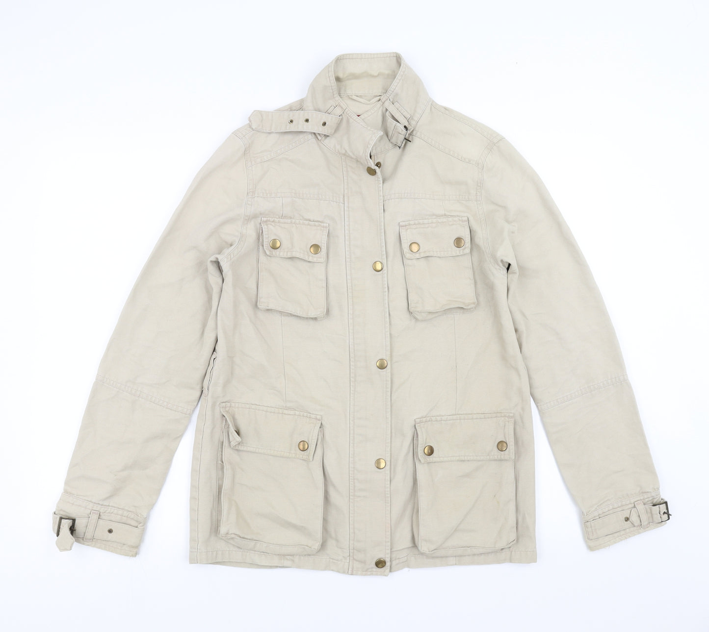 DNM Womens Beige  Denim Jacket  Size 12