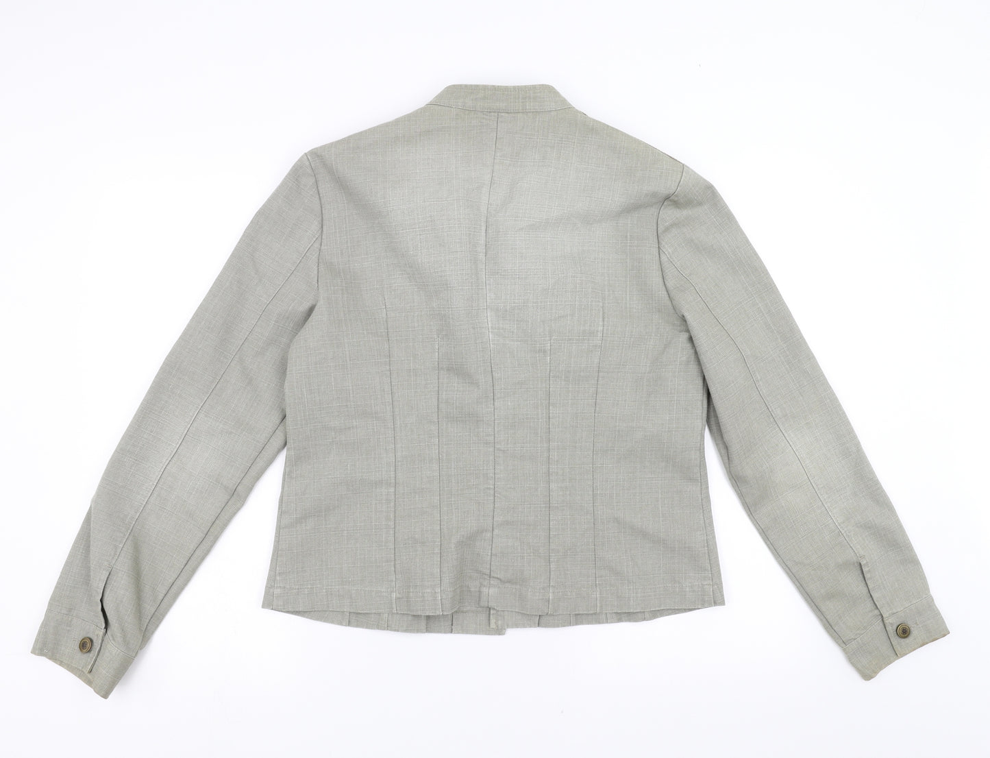 Principles Womens Green  Denim Jacket  Size 14
