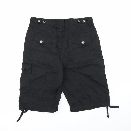 Preworn Mens Black   Cargo Shorts Size 32 in