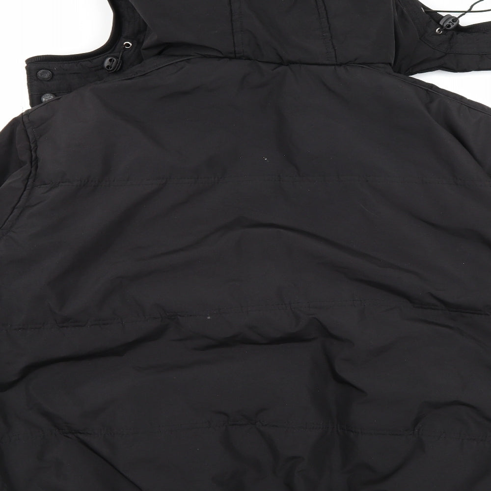 Everlast Mens Black   Parka Coat Size 2XL