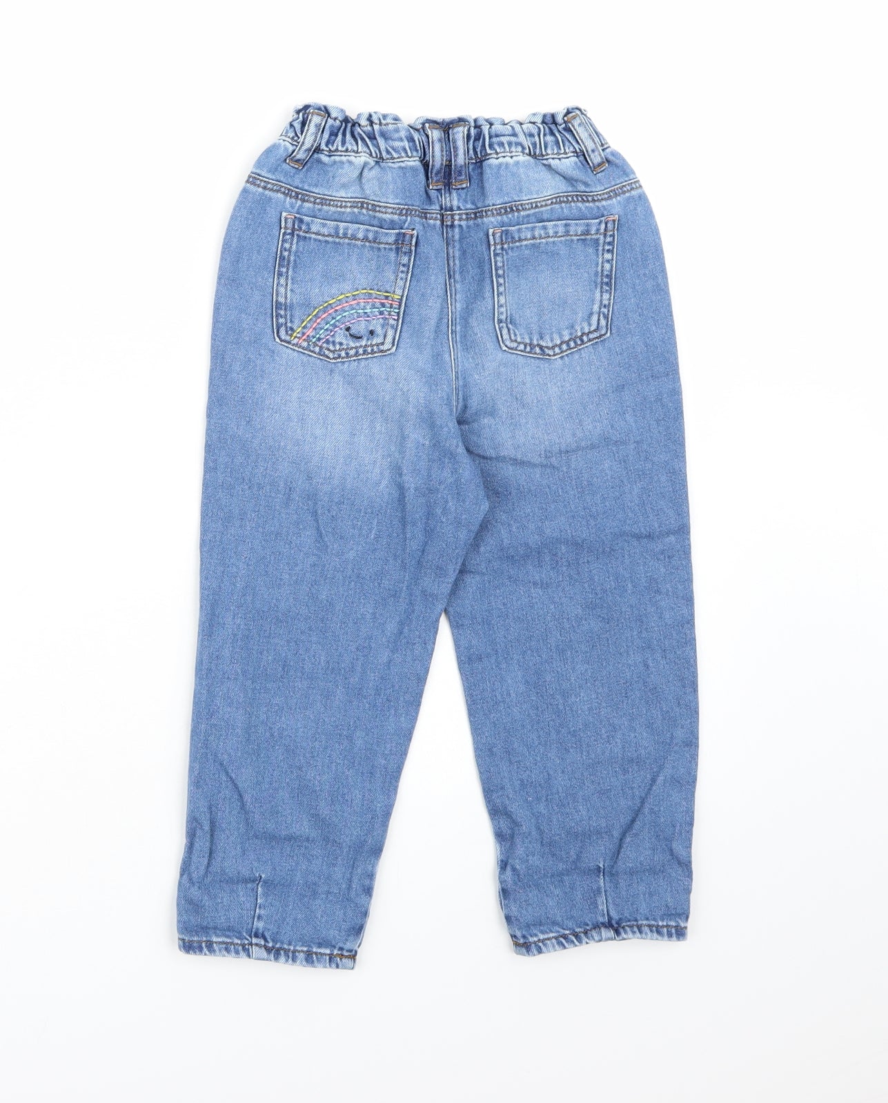 NEXT Girls Blue  Denim Straight Jeans Size 4-5 Years