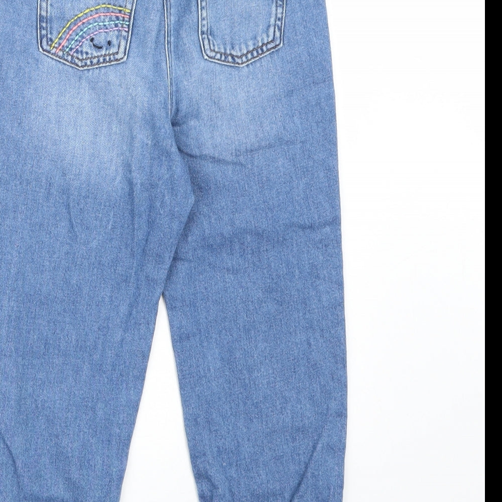 NEXT Girls Blue  Denim Straight Jeans Size 4-5 Years