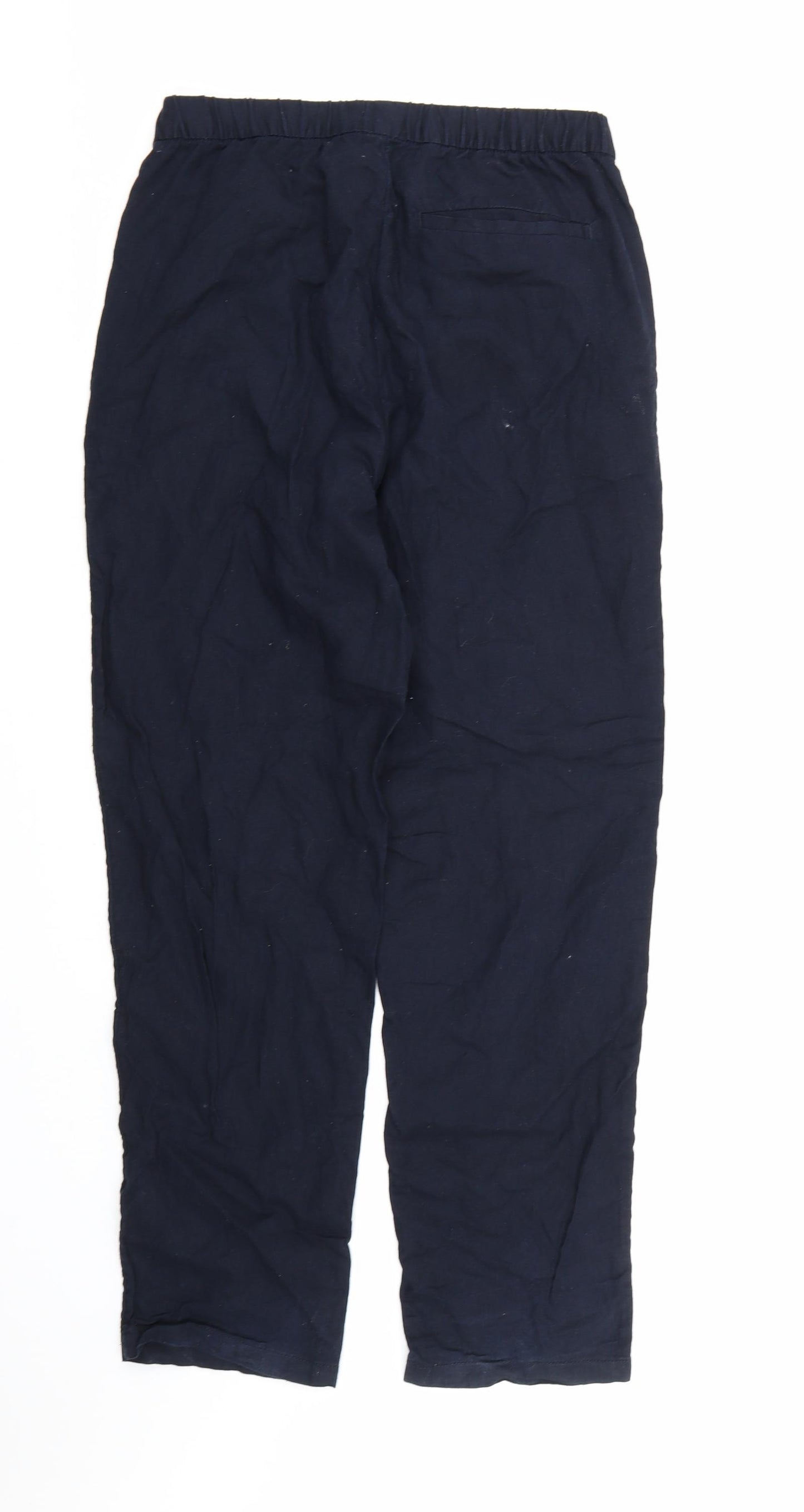 H&M Womens Blue   Trousers  Size XS L28 in