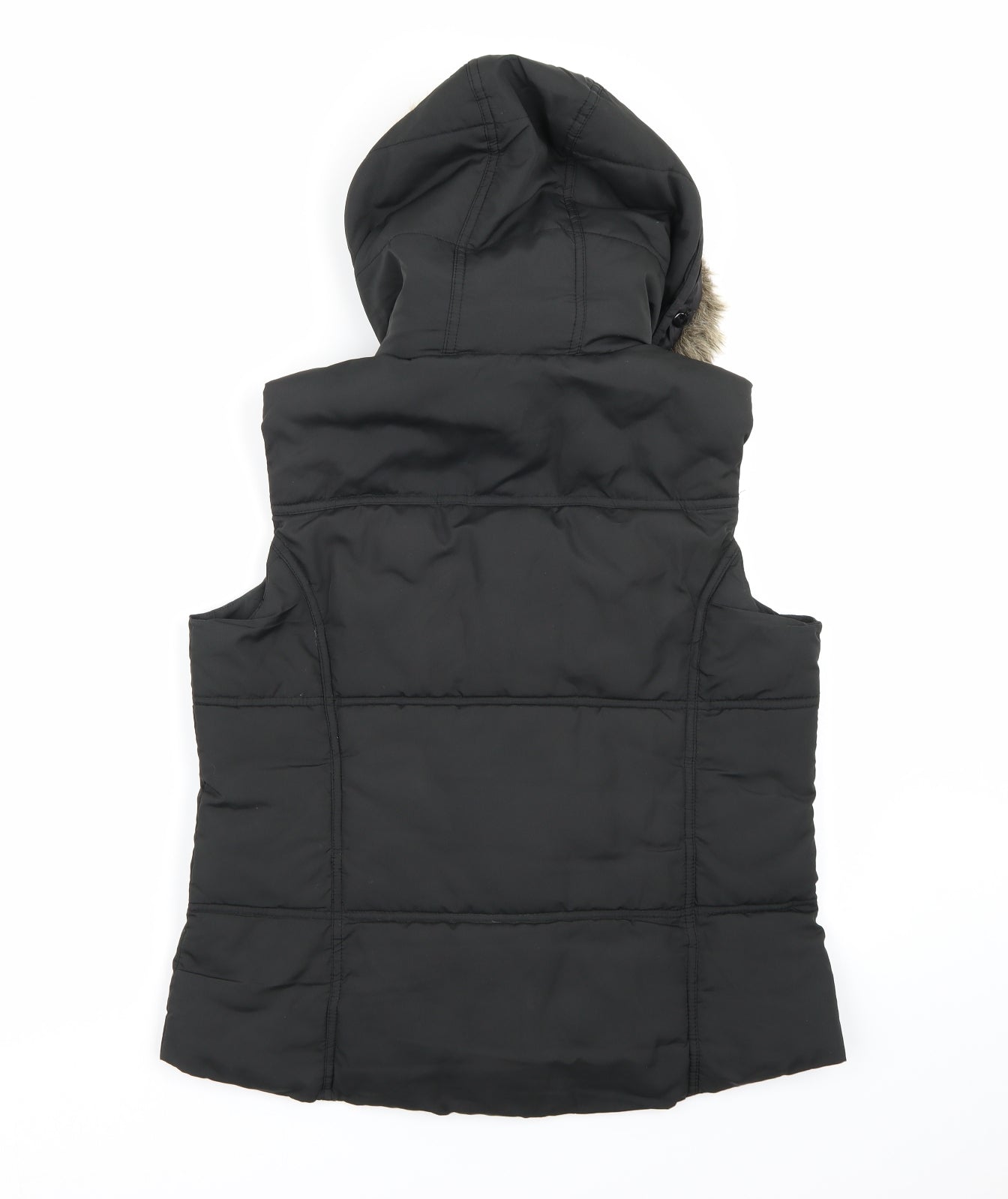 F&F Womens Black   Gilet Coat Size 14