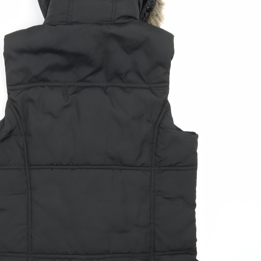 F&F Womens Black   Gilet Coat Size 14