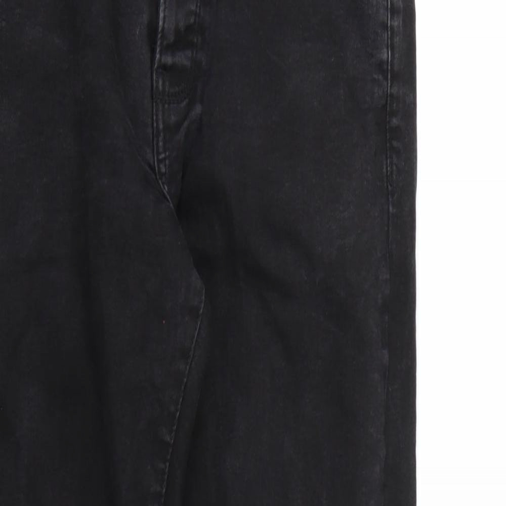 883 Police Mens Black  Denim Straight Jeans Size 32 in L28 in