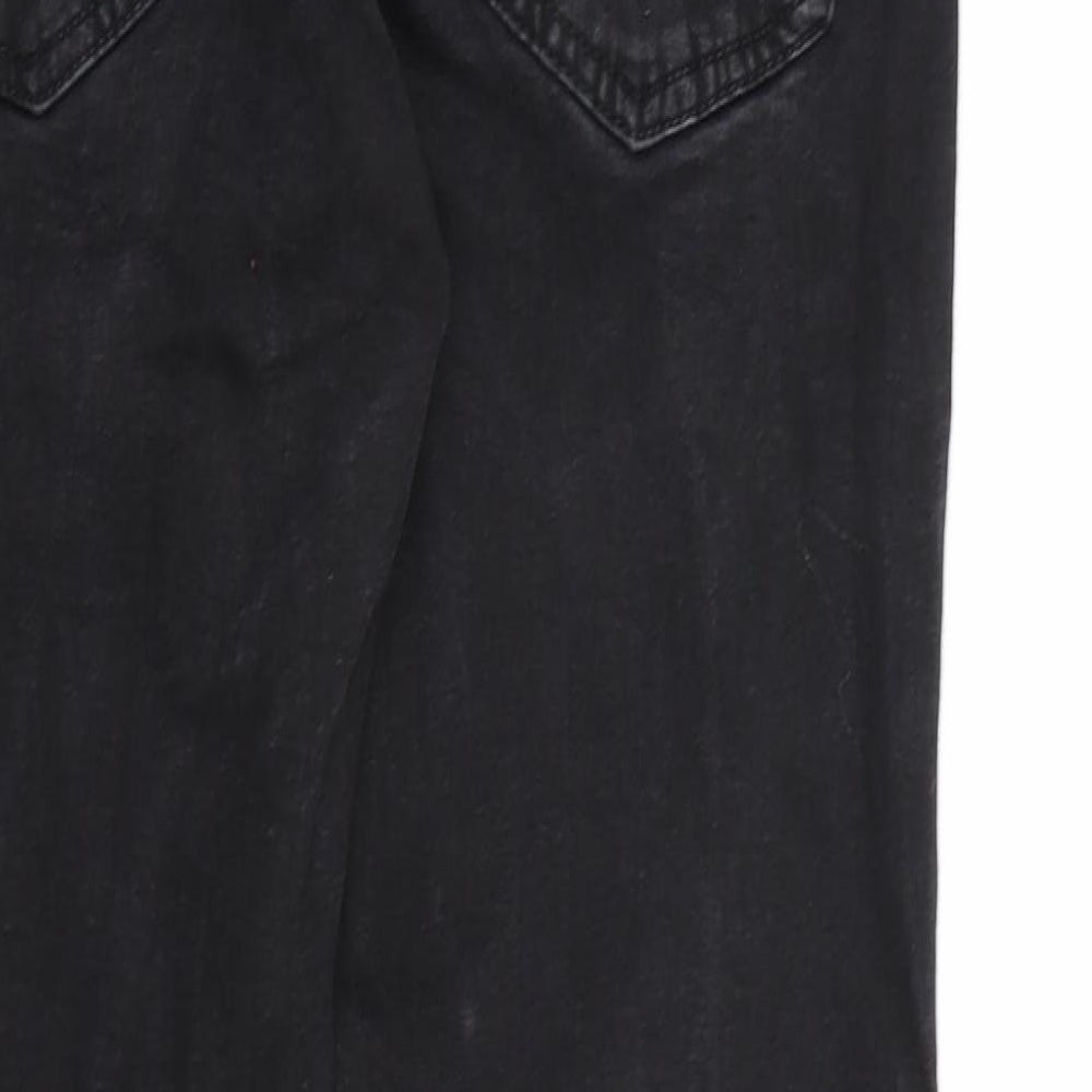 883 Police Mens Black  Denim Straight Jeans Size 32 in L28 in