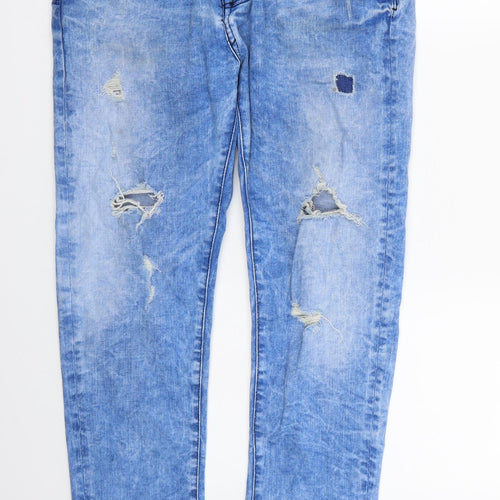 Denim & Co. Mens Blue  Denim Tapered Jeans Size 32 in L30 in