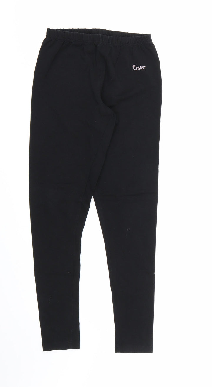Envie Womens Black Compression Leggings Size M L25 in