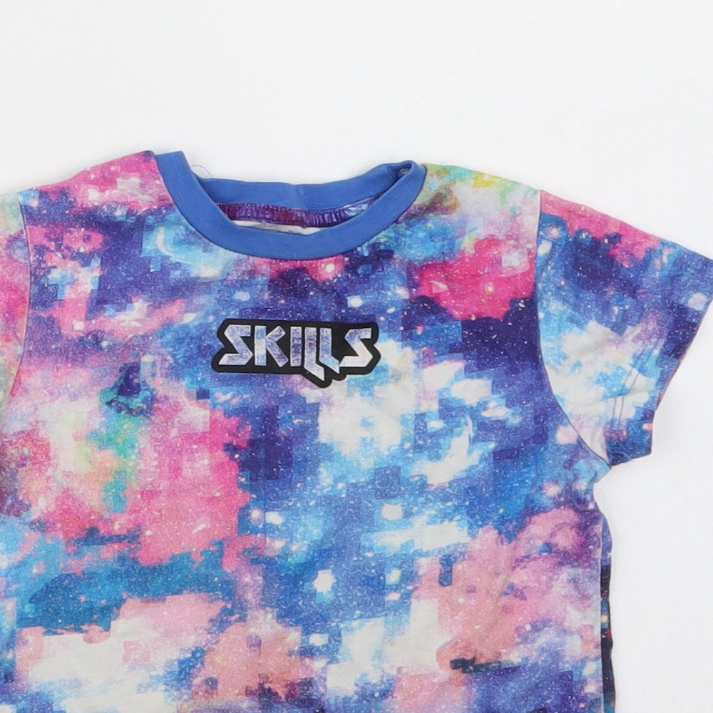 NEXT Boys Multicoloured Geometric  Basic T-Shirt Size 3 Years