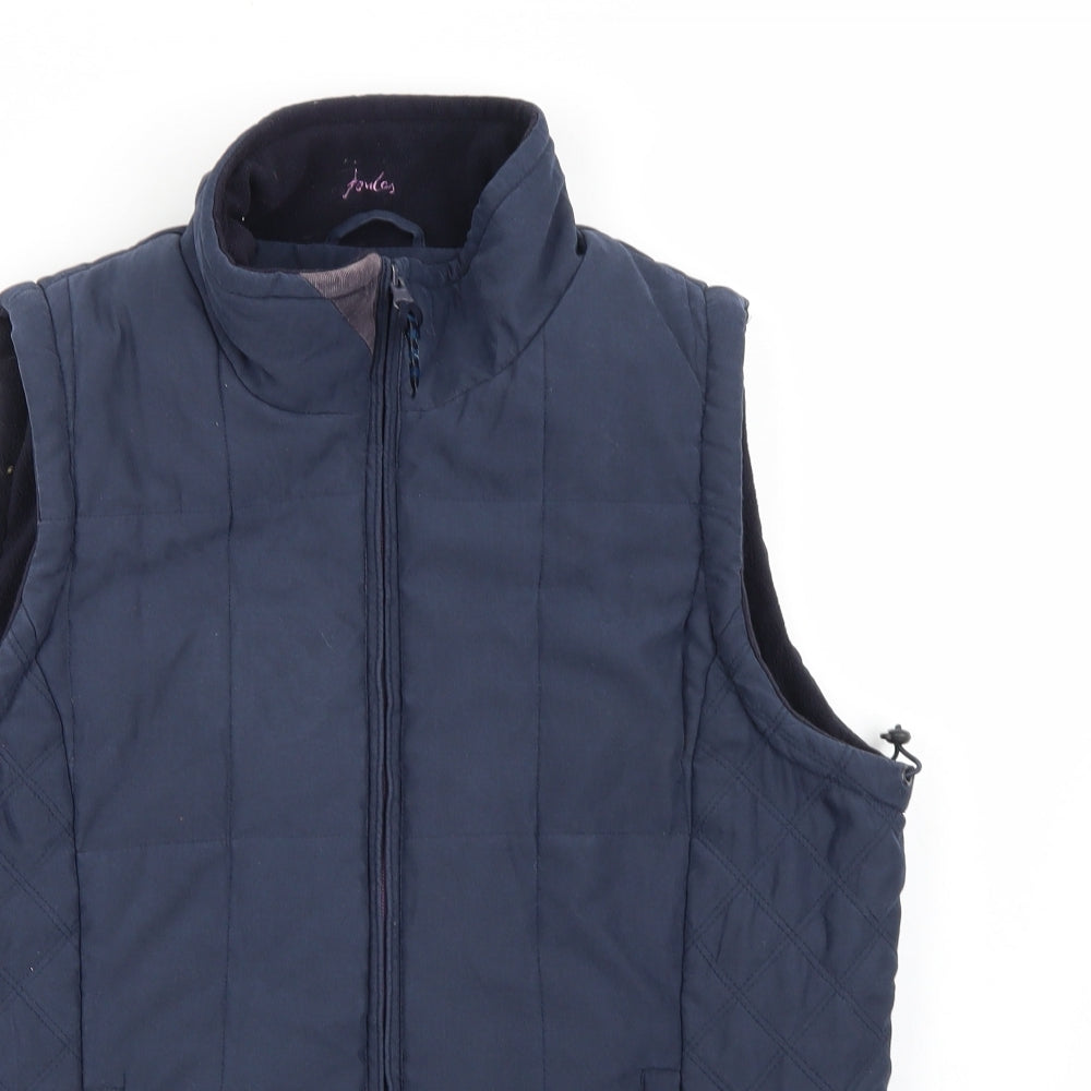 Joules Womens Blue   Gilet Coat Size 12
