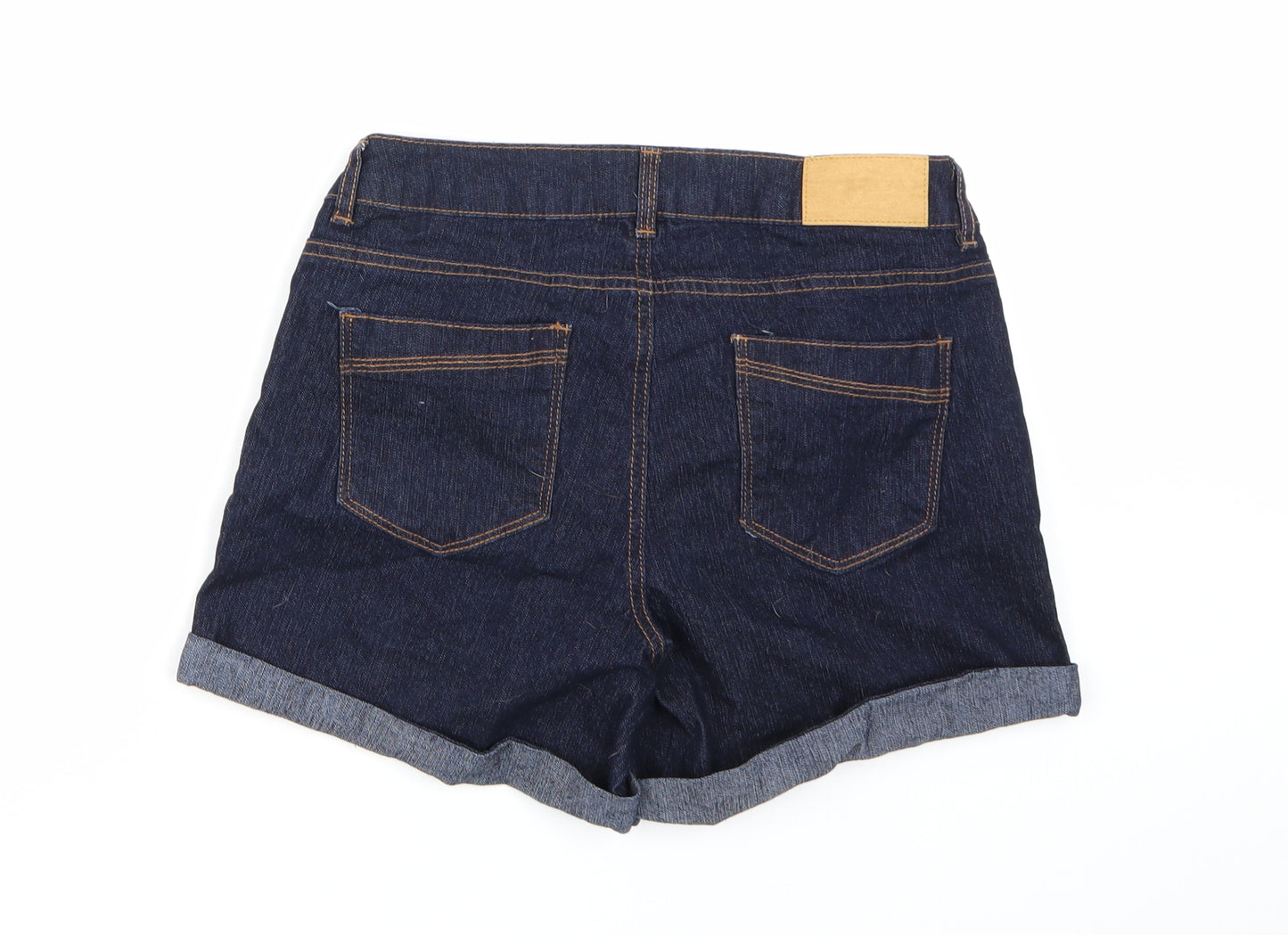 Dorothy Perkins Womens Blue  Denim Hot Pants Shorts Size 10