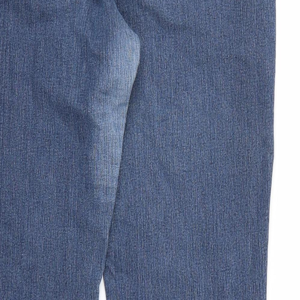 Cherokee Womens Blue  Denim Straight Jeans Size 16 L32 in