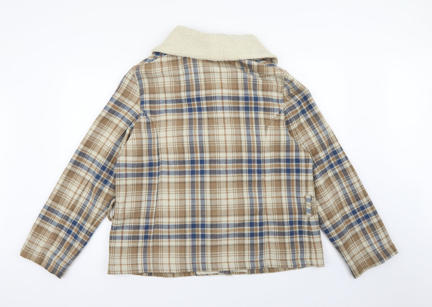 Peacocks Womens Brown Check  Jacket  Size 18
