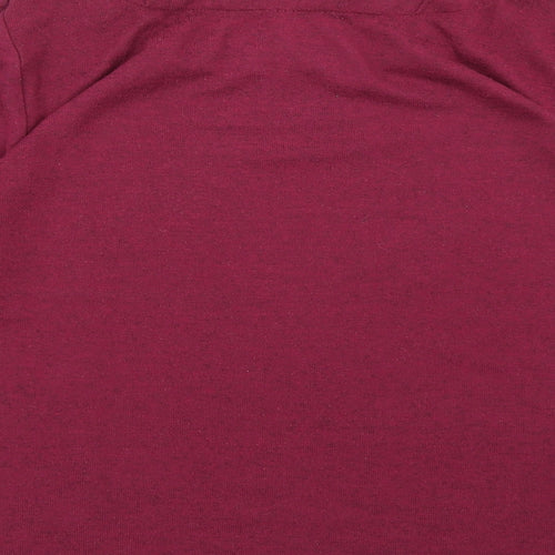 Isle Essentials Womens Purple  Knit Pullover Jumper Size 14