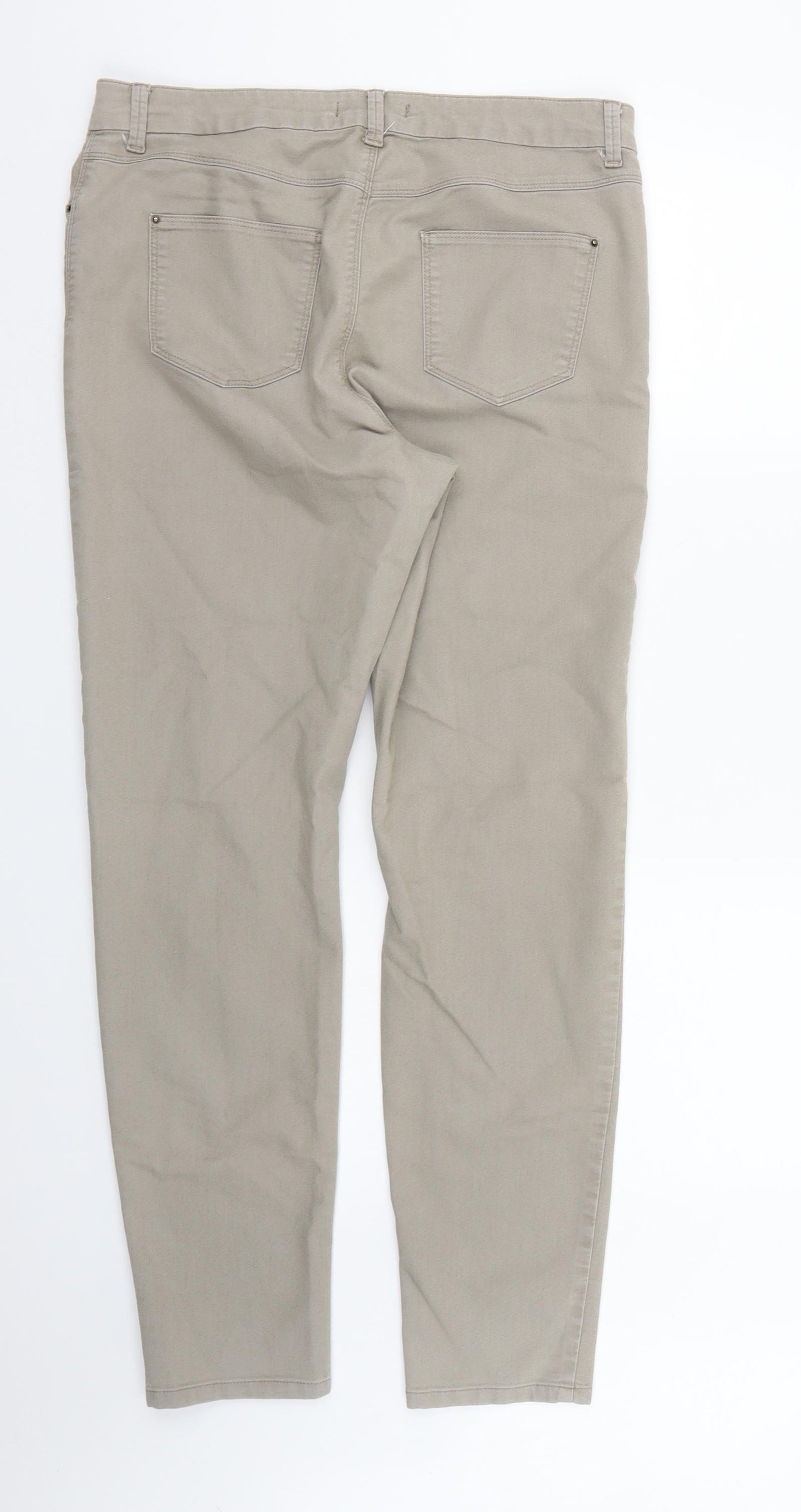 Marks and Spencer Womens Grey  Denim Jegging Jeans Size 16 L31 in