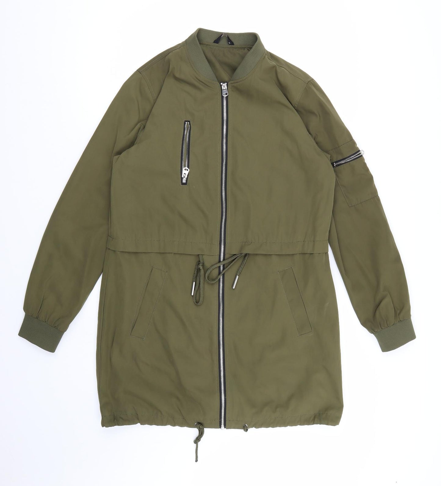 F&F Womens Green   Overcoat Coat Size 12