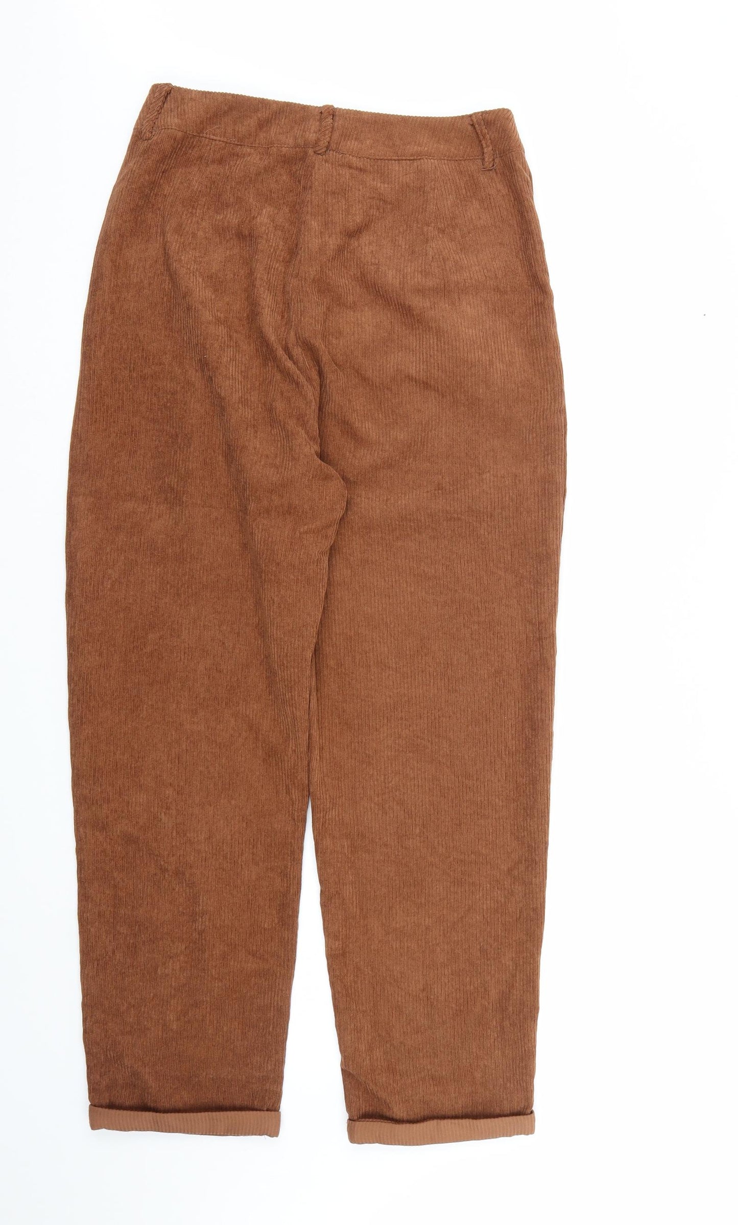 SHIEN Womens Brown  Corduroy Trousers  Size M L26 in