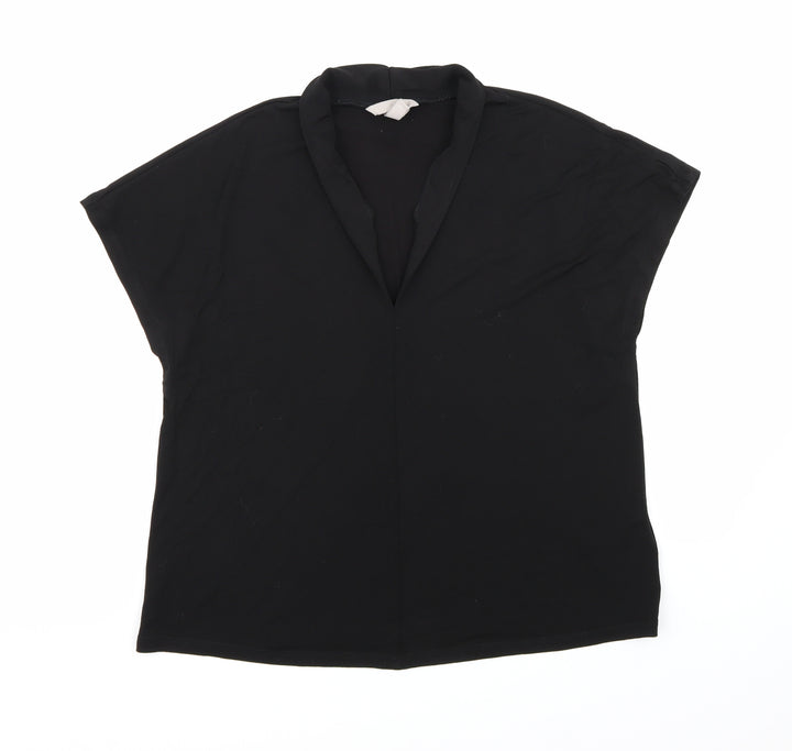 H&M Womens Black Basic Blouse Size M