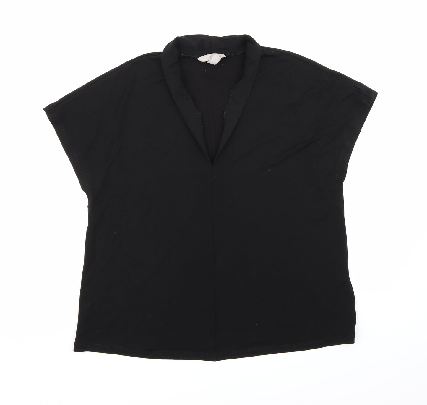 H&M Womens Black   Basic Blouse Size M