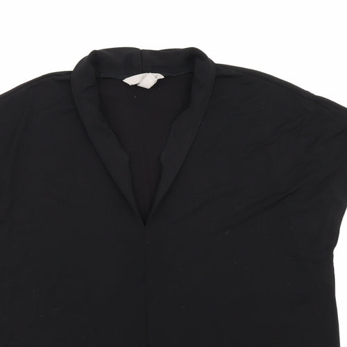 H&M Womens Black   Basic Blouse Size M