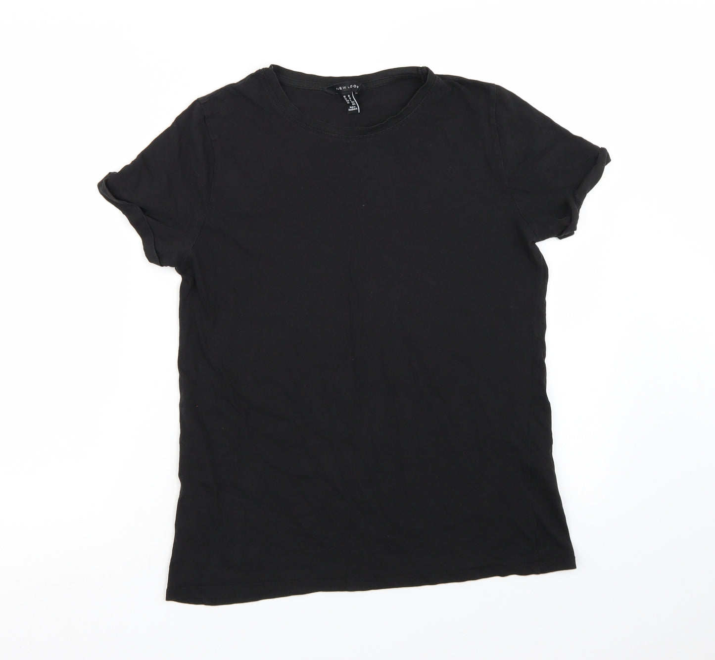 New Look Womens Black   Basic T-Shirt Size 10