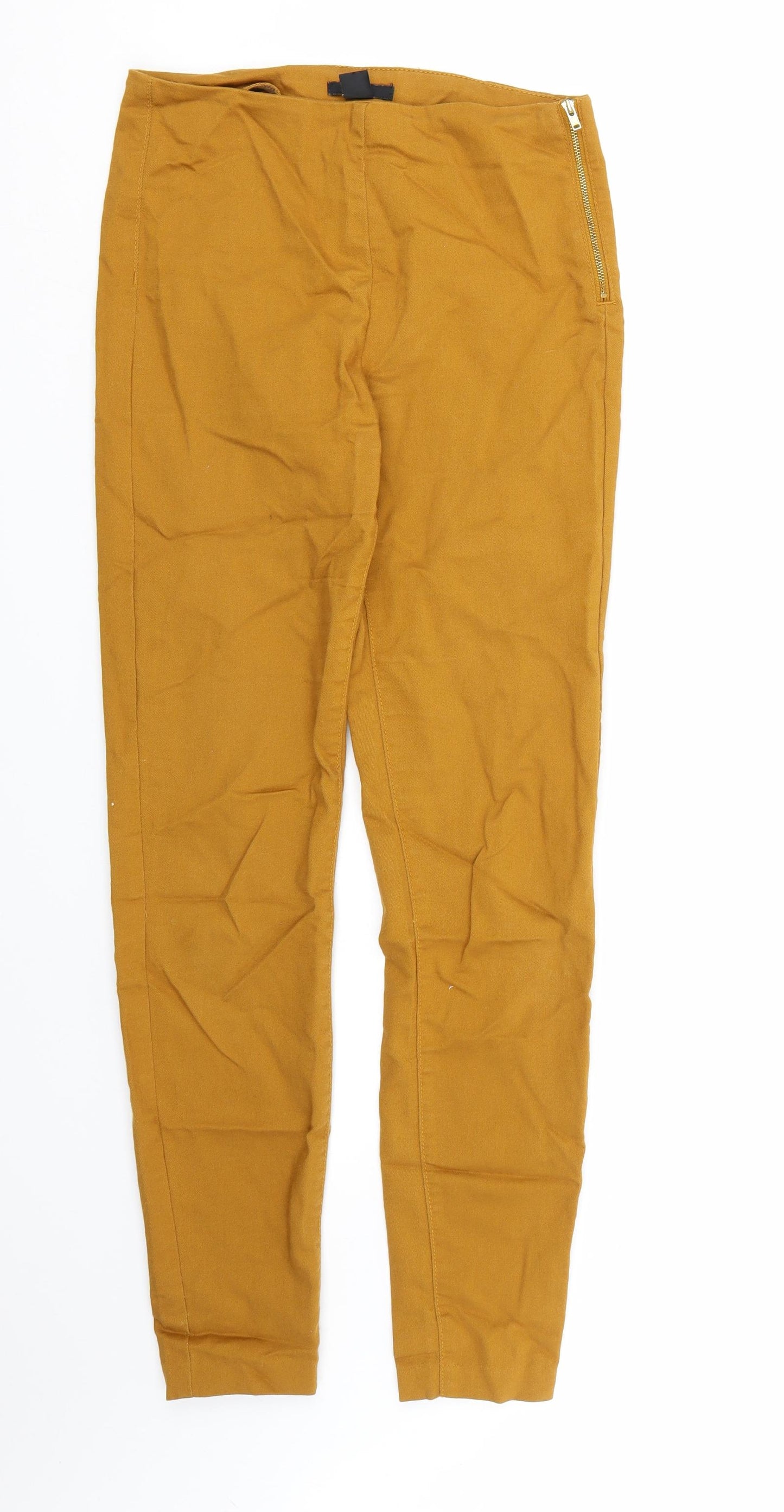 H&M Womens Brown   Jegging Trousers Size 8 L29 in
