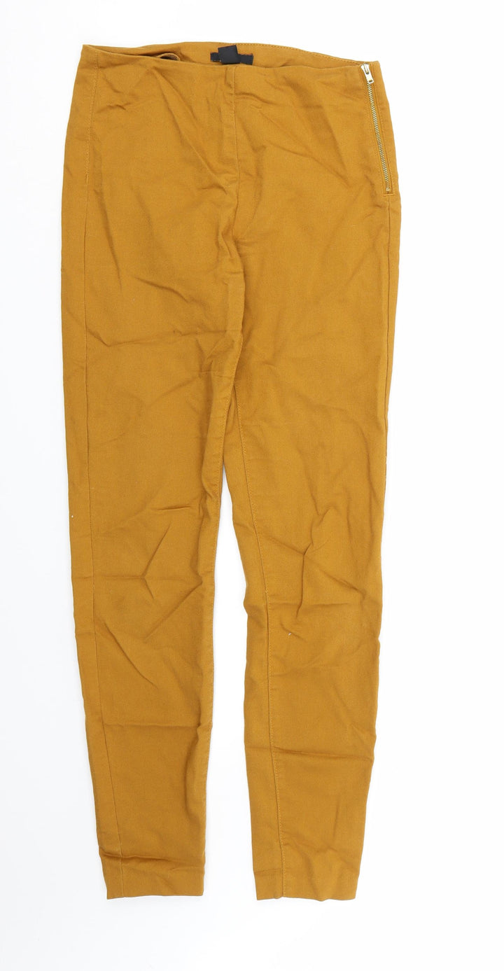 H&M Womens Brown   Jegging Trousers Size 8 L29 in