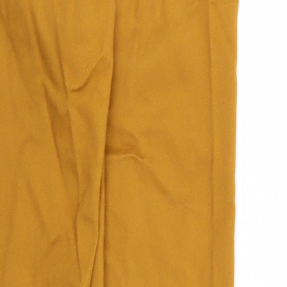 H&M Womens Brown   Jegging Trousers Size 8 L29 in