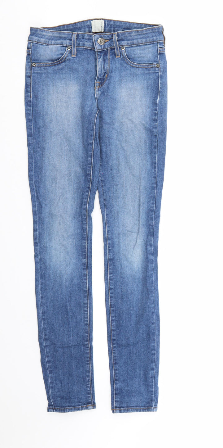 Rich & Skinny Womens Blue Denim Skinny Jeans Size 24 in L30 in