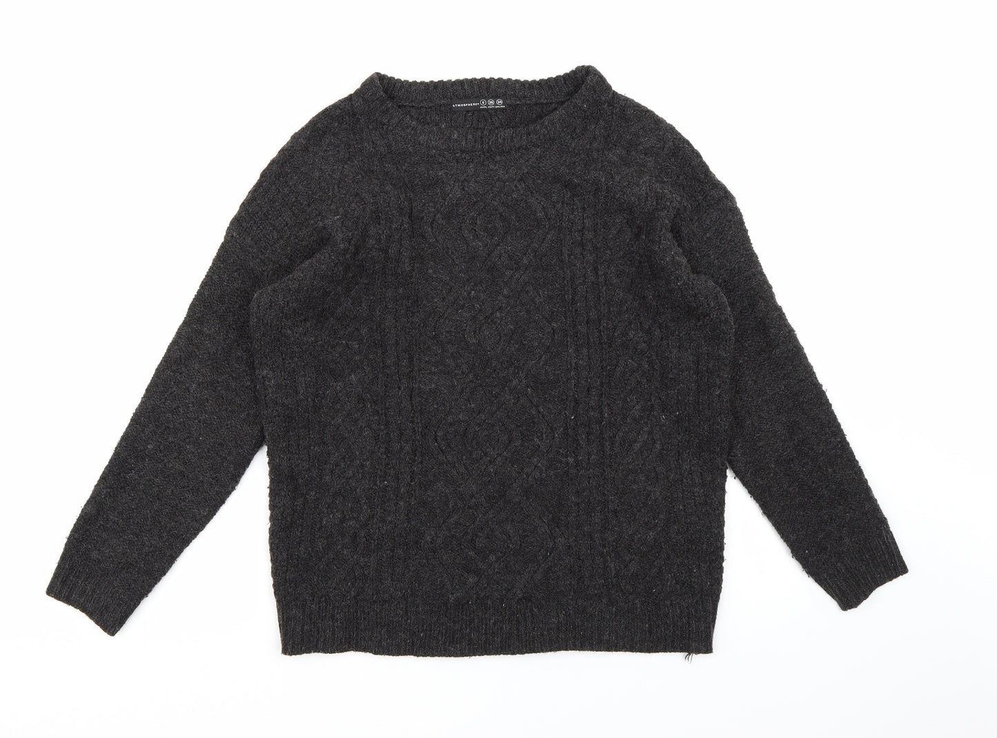 Atmosphere Womens Grey  Knit Pullover Jumper Size 8