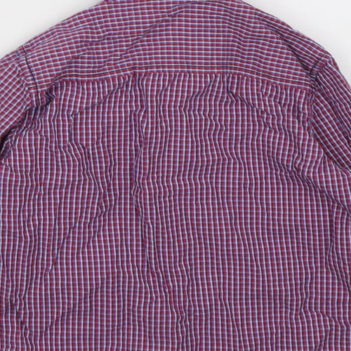 Junior J Boys Red Check  Basic Button-Up Size 18-24 Months