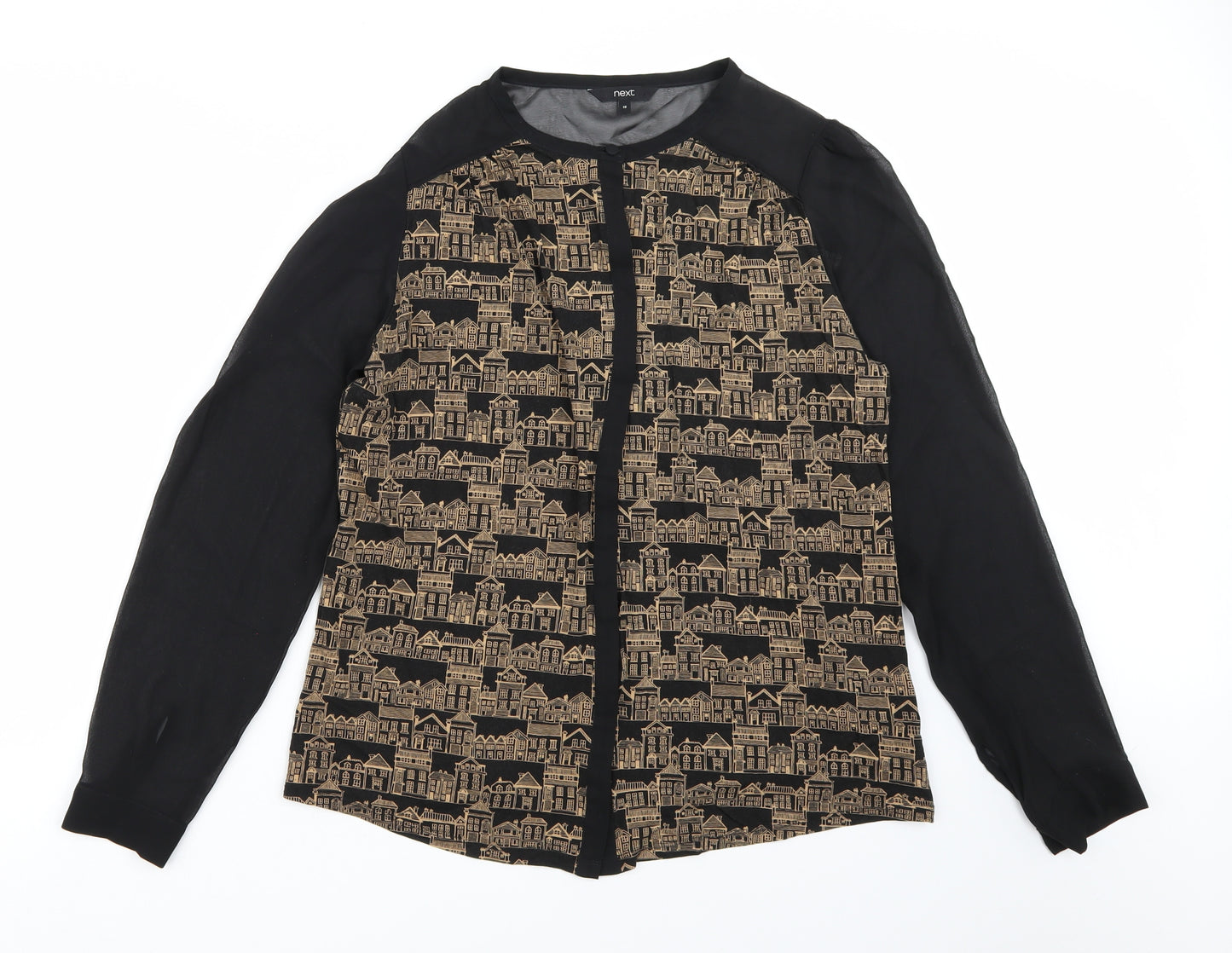 NEXT Womens Black   Basic Blouse Size 16
