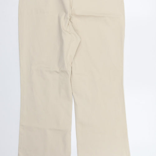 Look Womens Beige   Chino Trousers Size 18 L28 in