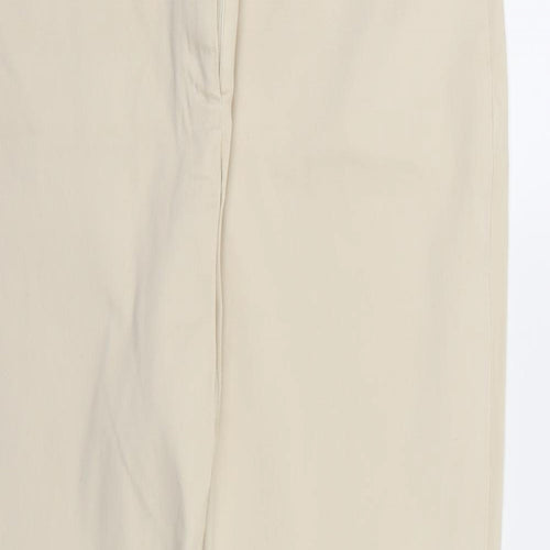 Look Womens Beige   Chino Trousers Size 18 L28 in