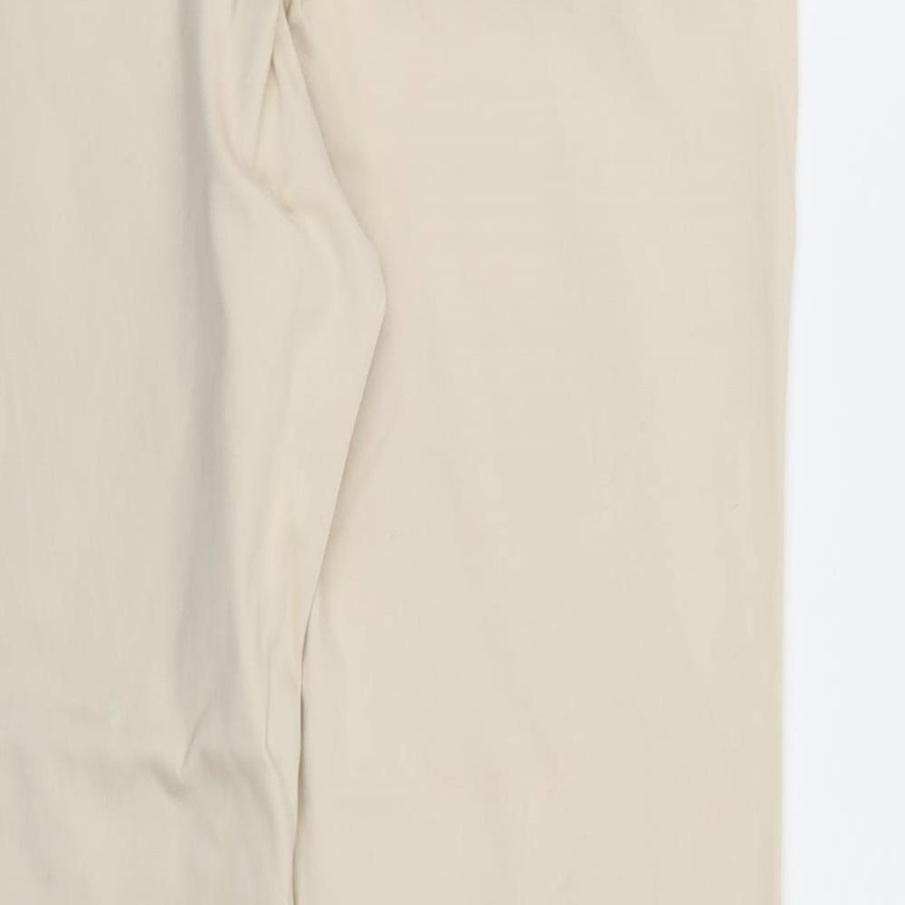 Look Womens Beige   Chino Trousers Size 18 L28 in