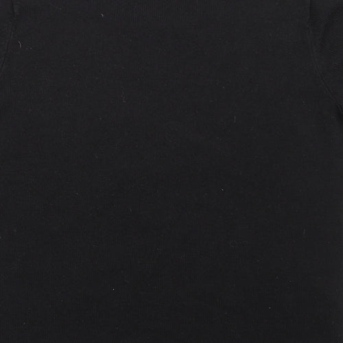 Papaya Womens Black  Knit Pullover Jumper Size 8