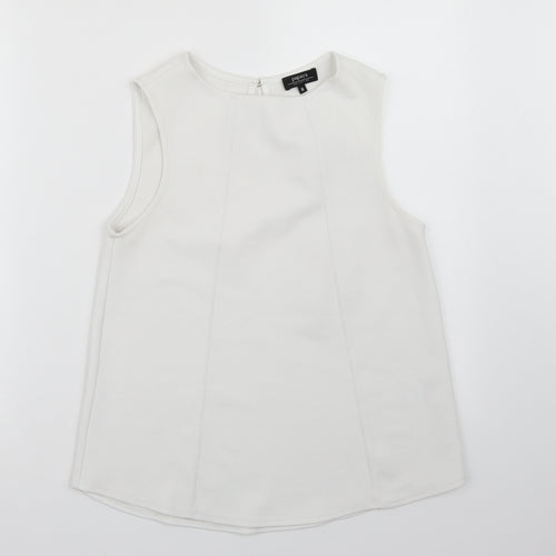 Papaya Womens White   Basic Tank Size 8