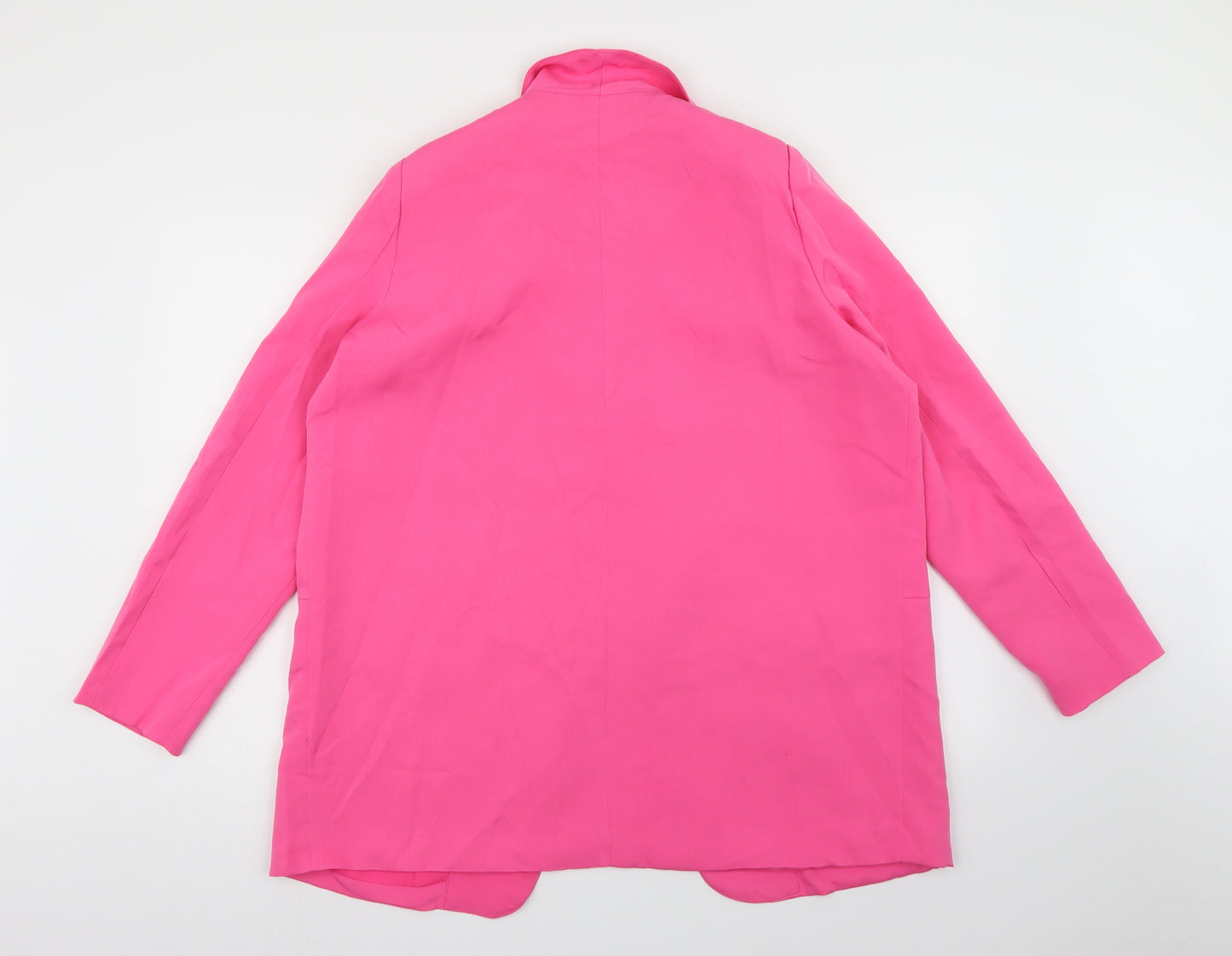 Boohoo Womens Pink   Jacket Blazer Size 14