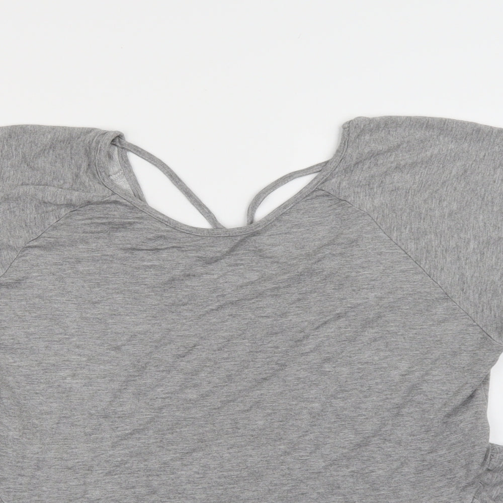 George Womens Grey   Basic T-Shirt Size 16