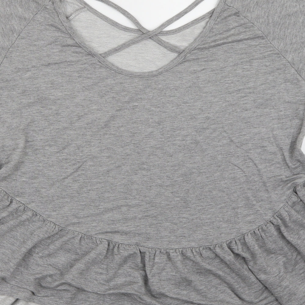 George Womens Grey   Basic T-Shirt Size 16