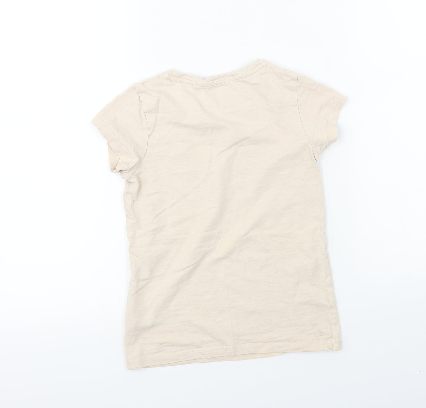 NEXT  Girls Ivory   Basic T-Shirt Size 7 Years