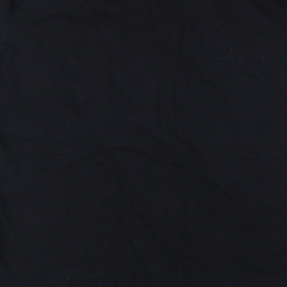 Gildan  Mens Black    T-Shirt Size L