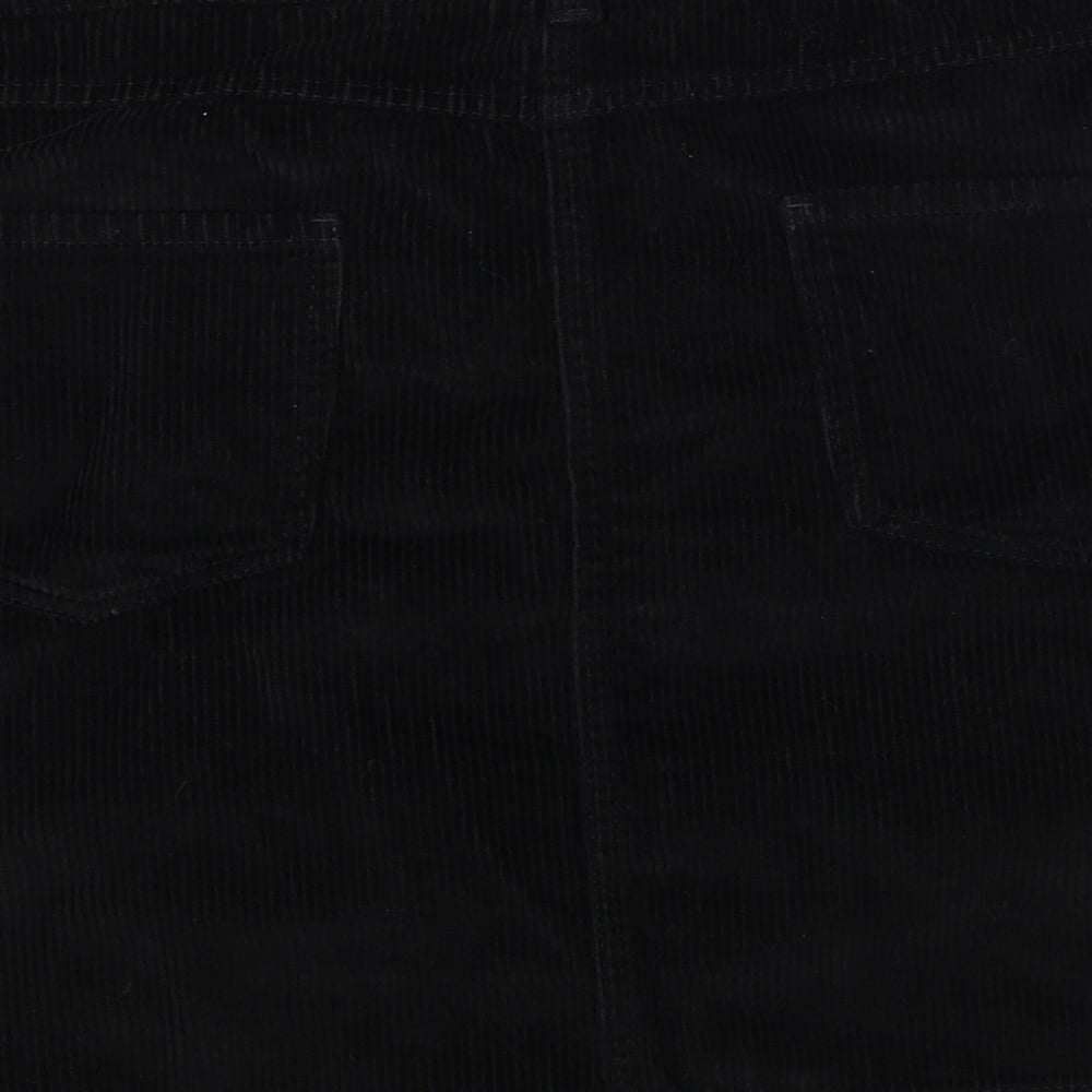 NEXT  Womens Black  Corduroy A-Line Skirt Size 20