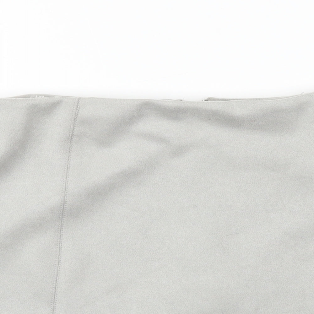 New Look  Womens Grey   A-Line Skirt Size 12