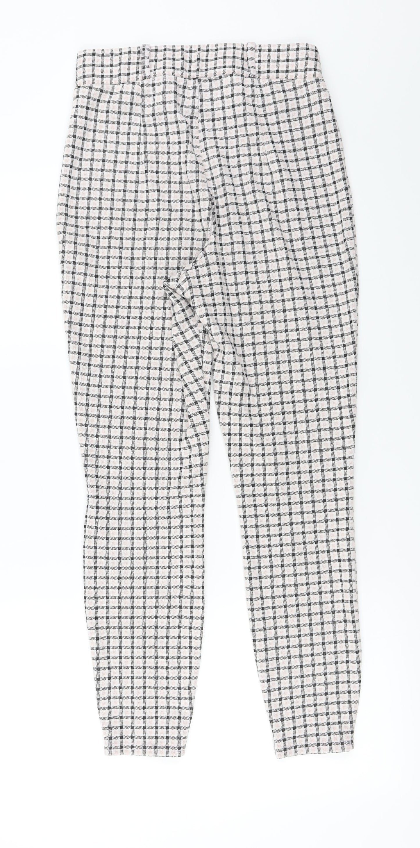 ASOS  Womens Pink Check  Trousers  Size 10 L24 in